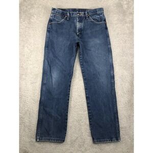 Wrangler Jeans Mens 31x29 (Tag 33x30) Blue Cowboy Cut 13MWZ Western